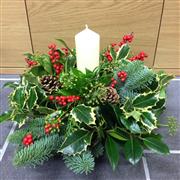 Festive Candle Arrangement 